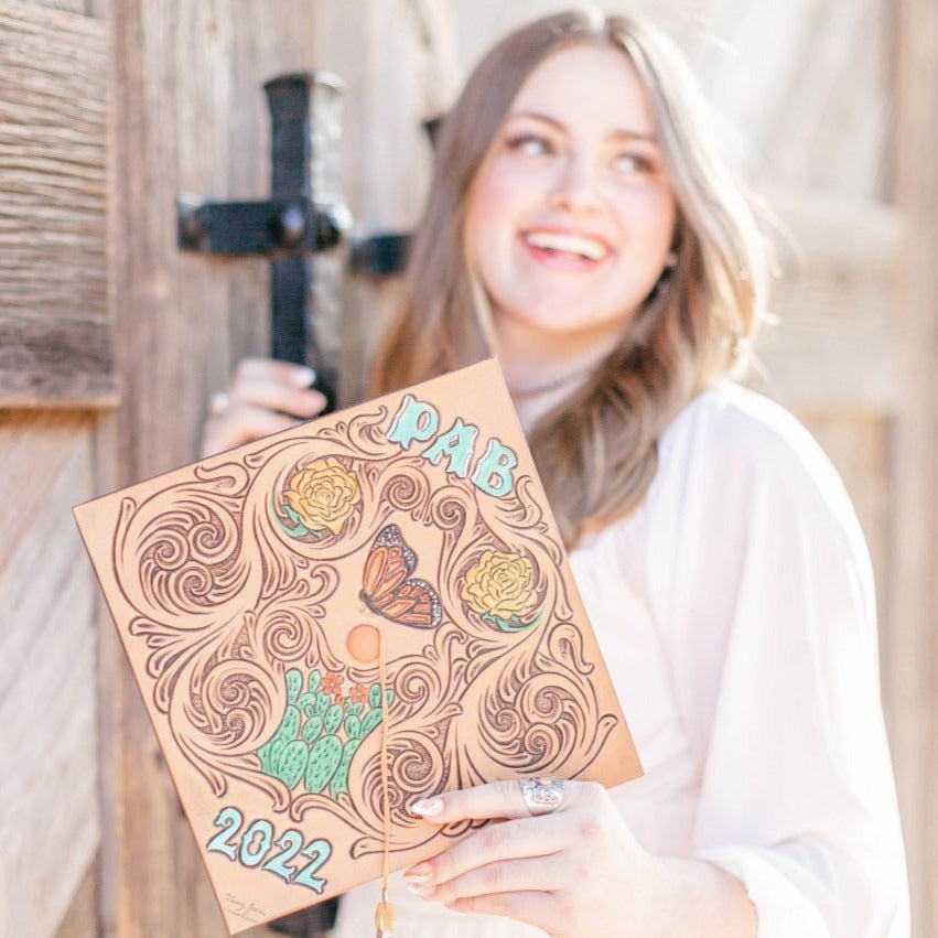 Graduation Cap Topper-Deposit – Kasey Jean Leather Designs