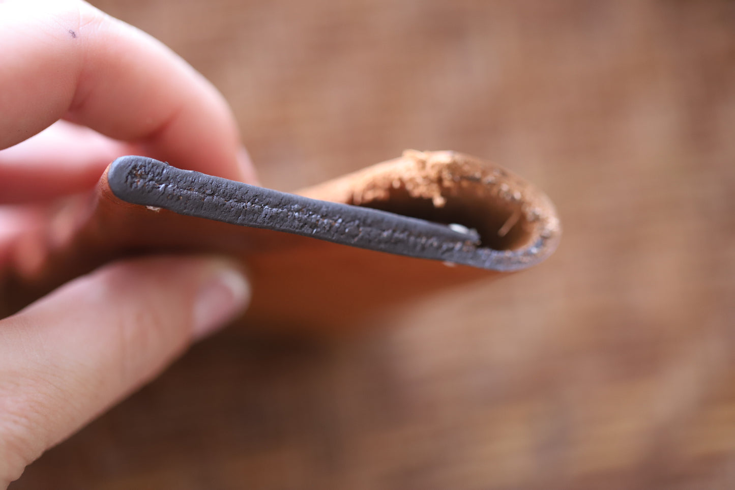 Raw Edge Card Holder