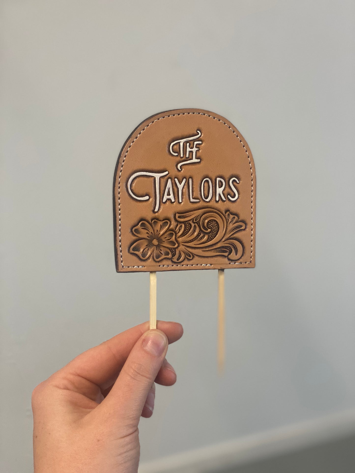 Last Name Cake Topper