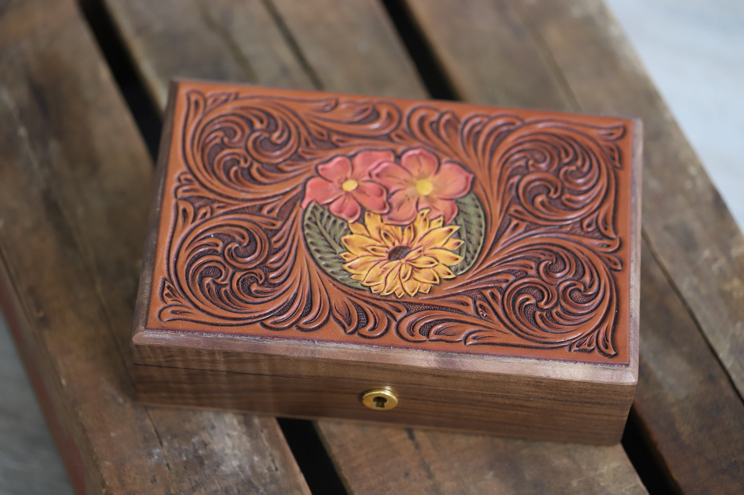 Floral Keepsake Box