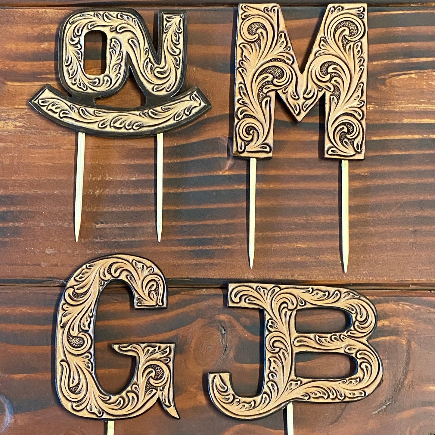 Letter Wedding Cake Topper