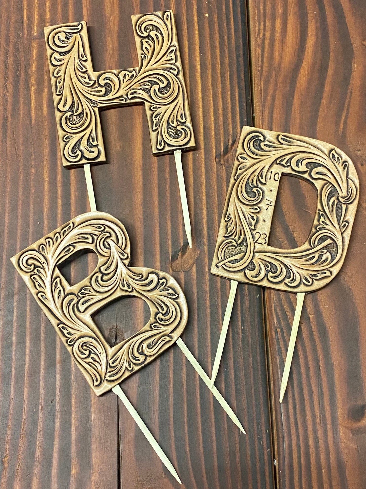 Letter Wedding Cake Topper