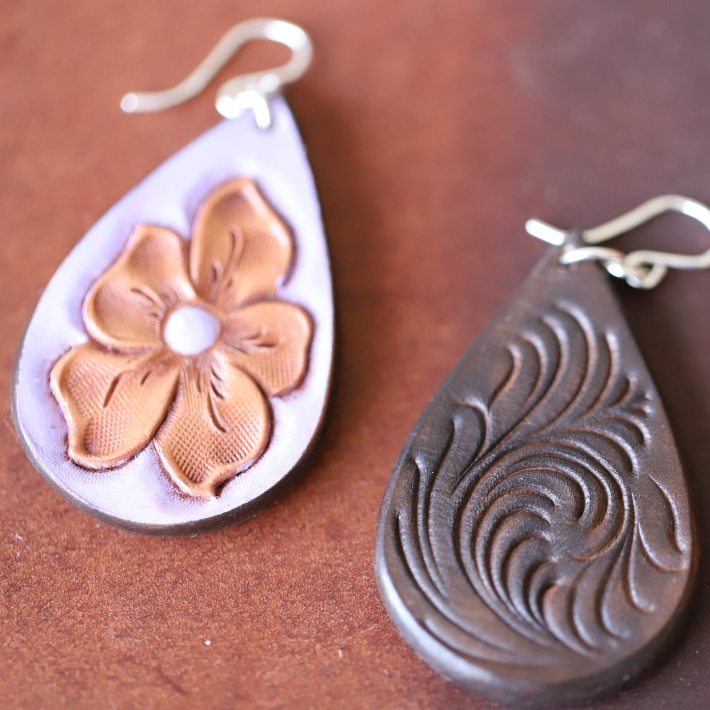 Lilac Uptown Jane Flower Earrings
