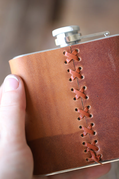 Leather Flask Wrap