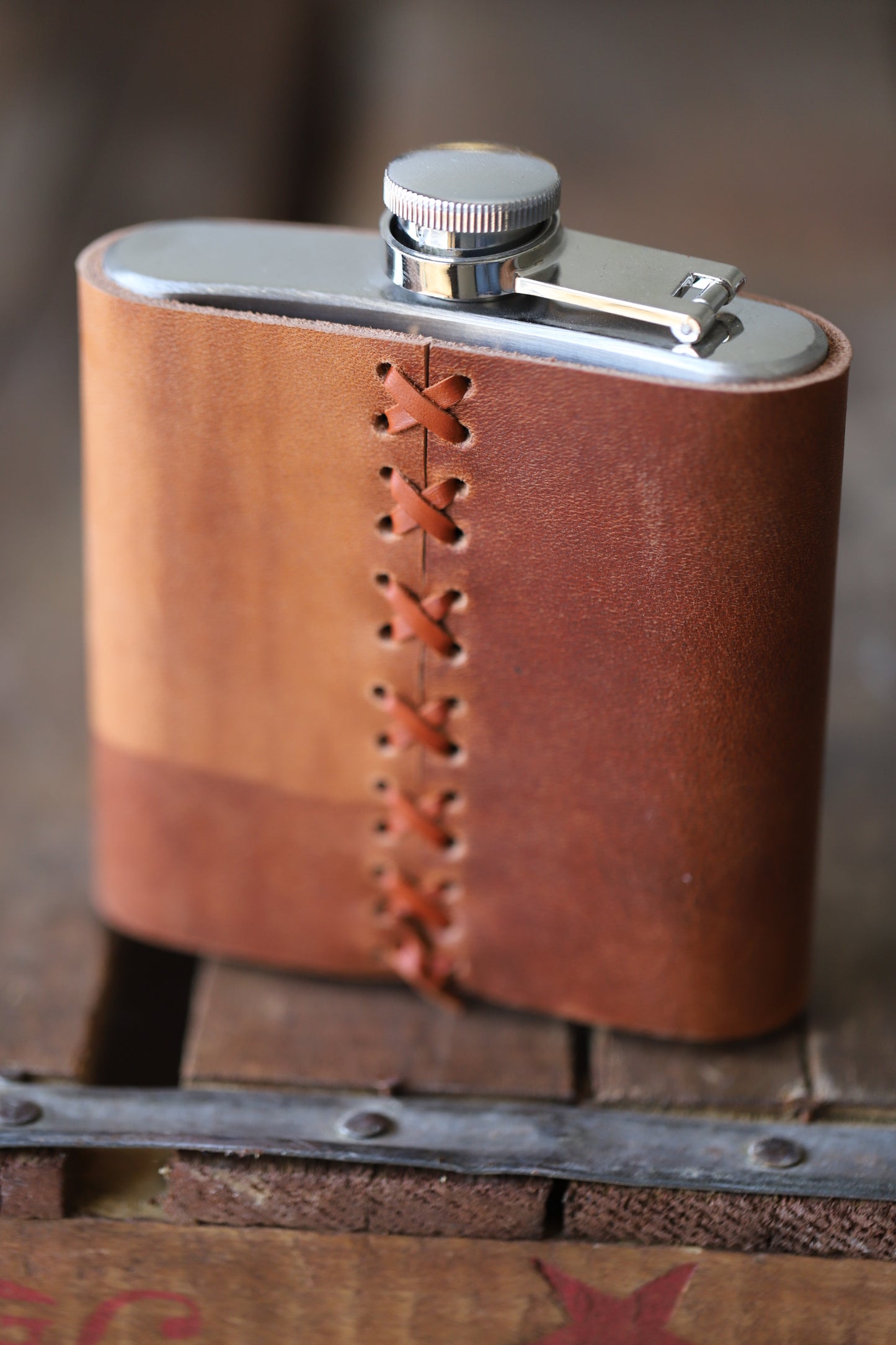 Leather Flask Wrap