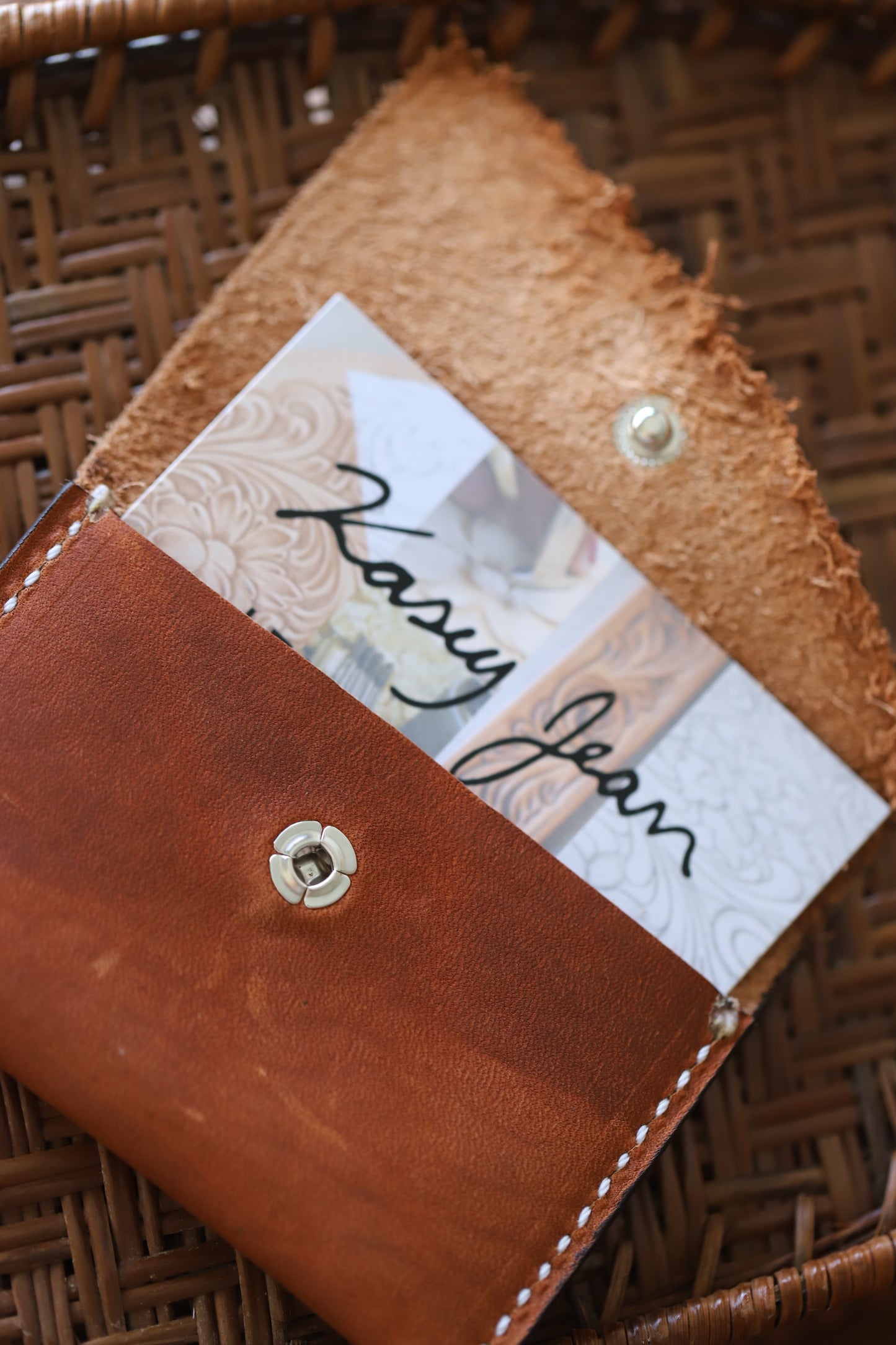 Raw Edge Card Holder