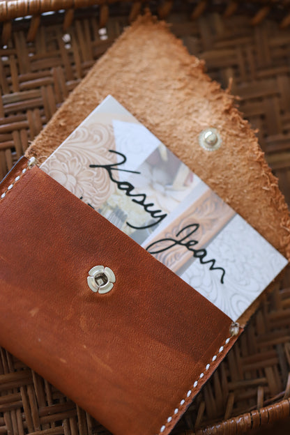 Raw Edge Card Holder