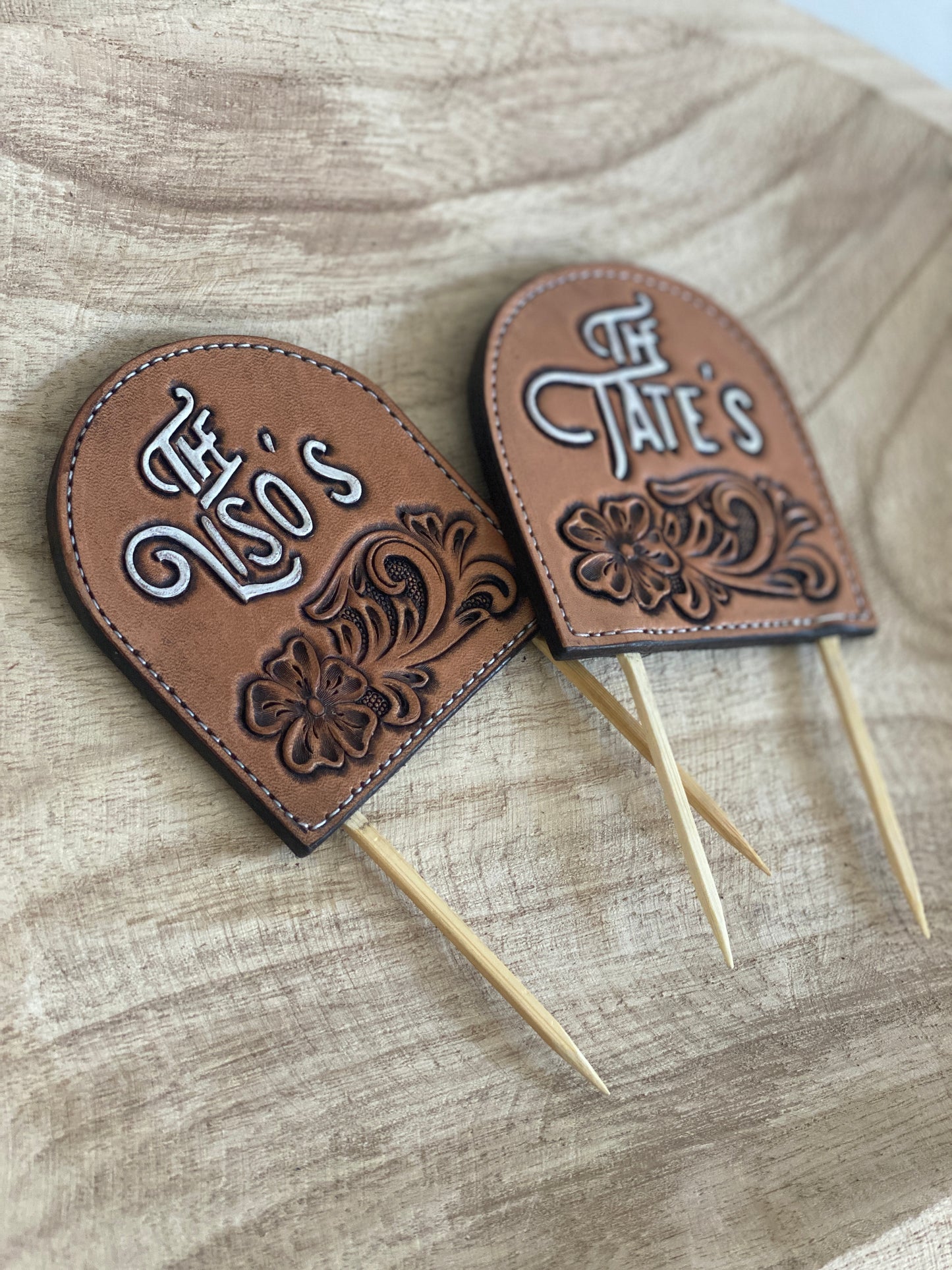 Last Name Cake Topper