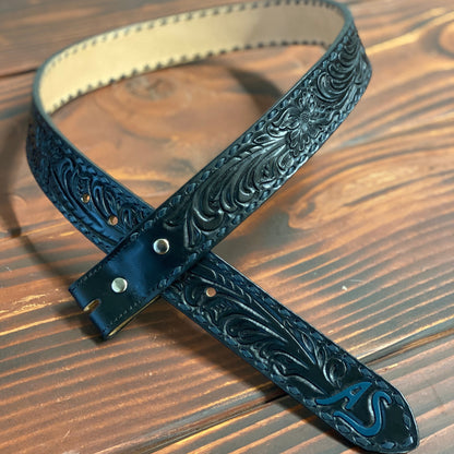 Custom Tooled Leather Belt